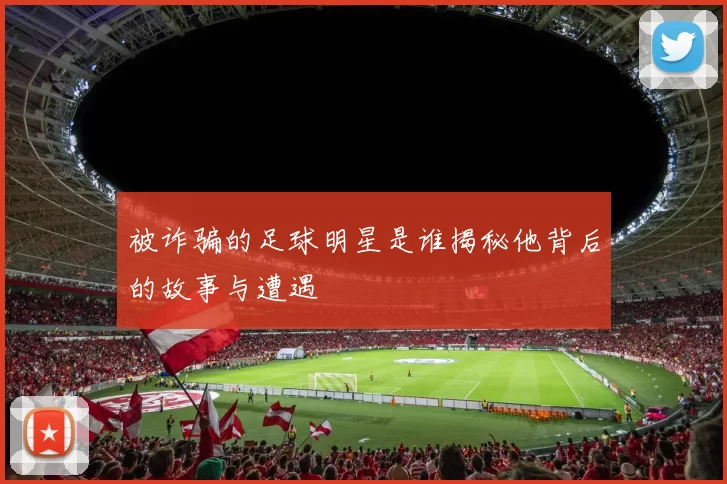 被诈骗的足球明星是谁揭秘他背后的故事与遭遇