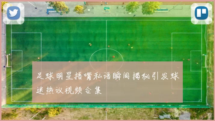 足球明星捂嘴私语瞬间揭秘引发球迷热议视频合集